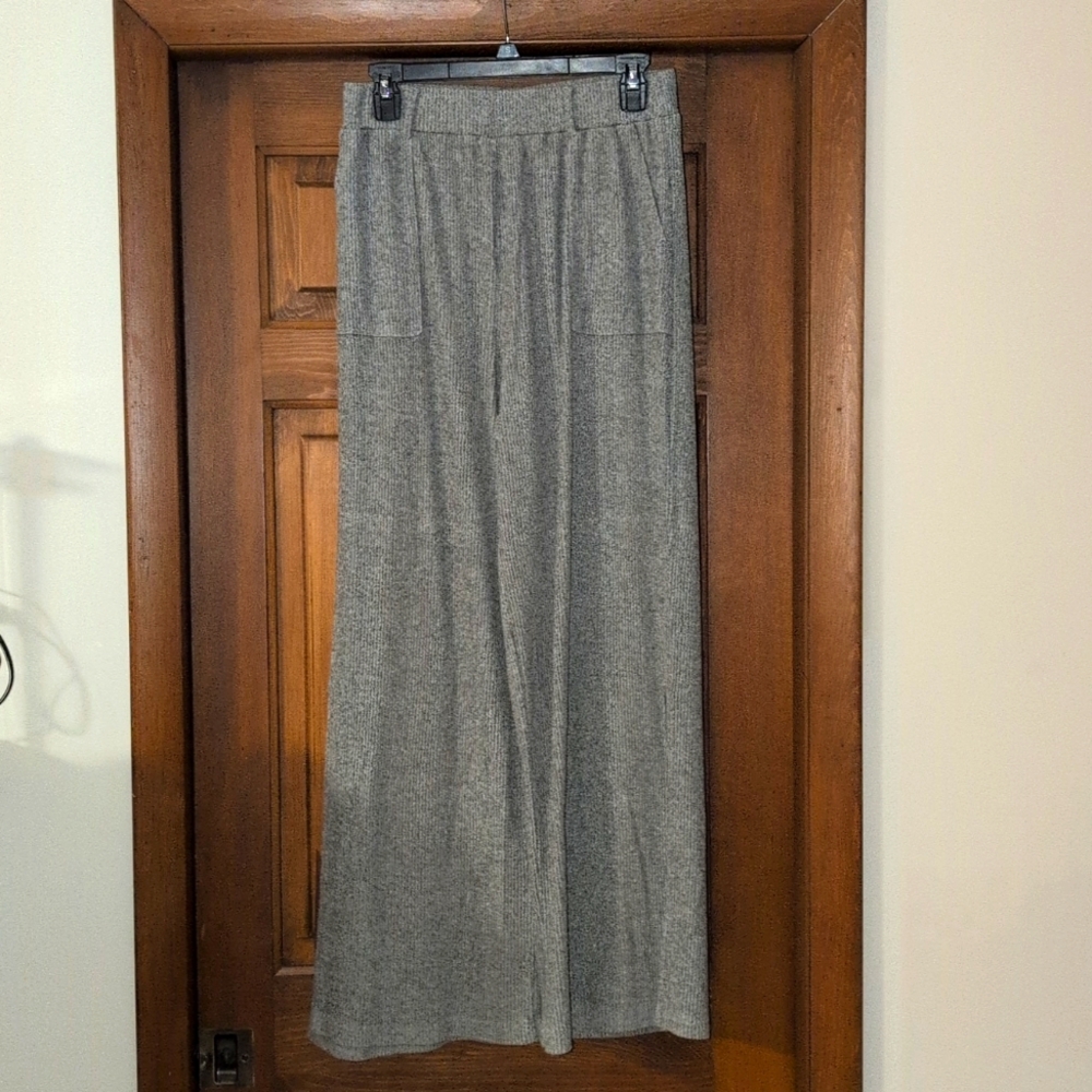 Lauren Conrad wide-leg knit trousers